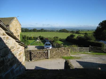 Pilkington's view across sheep the pastures 